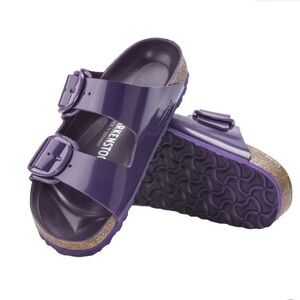 Birkenstock Arizona Big Buckle Acai Patent Leather Purple Plum